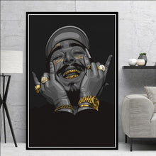 Load image into Gallery viewer, Post Malone Painting Poster
