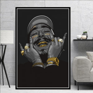 Post Malone Painting Poster